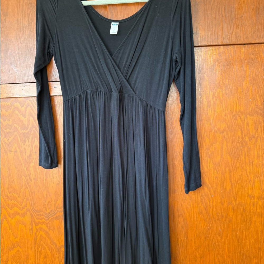 Old Navy Black Long Sleeve Dress